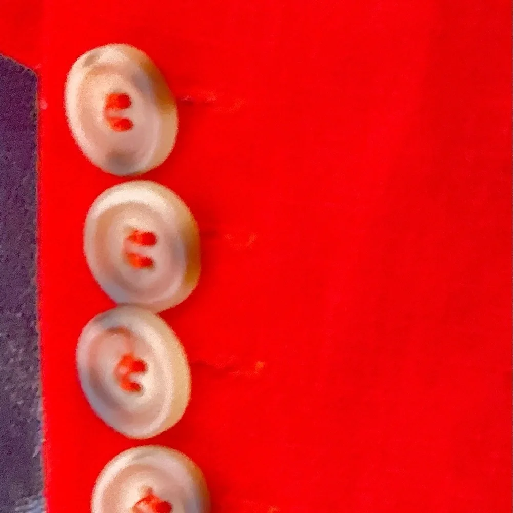 Adrienne Vittadini Women's Orange/Red Linen Blazer - Size USM - Picture 7 of 16